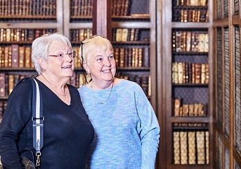 Visitors in Cosin's Library