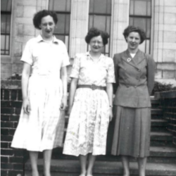 Margaret on left and two friends