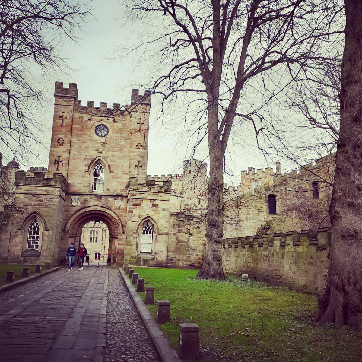 View of the castle gatehouse