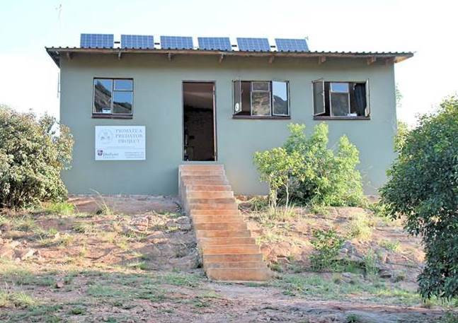 Exterior of the field station in South Africa