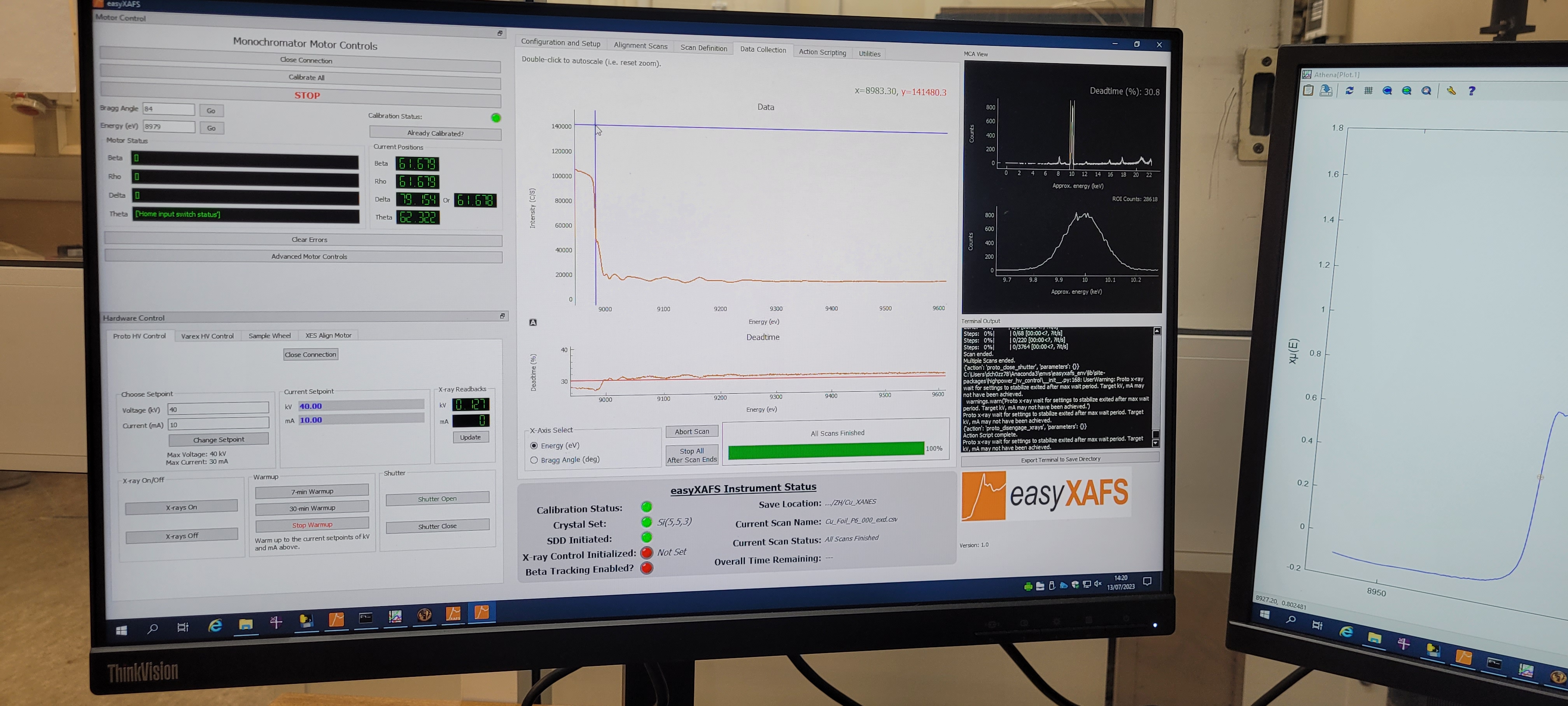 Computer and Software for DXAD