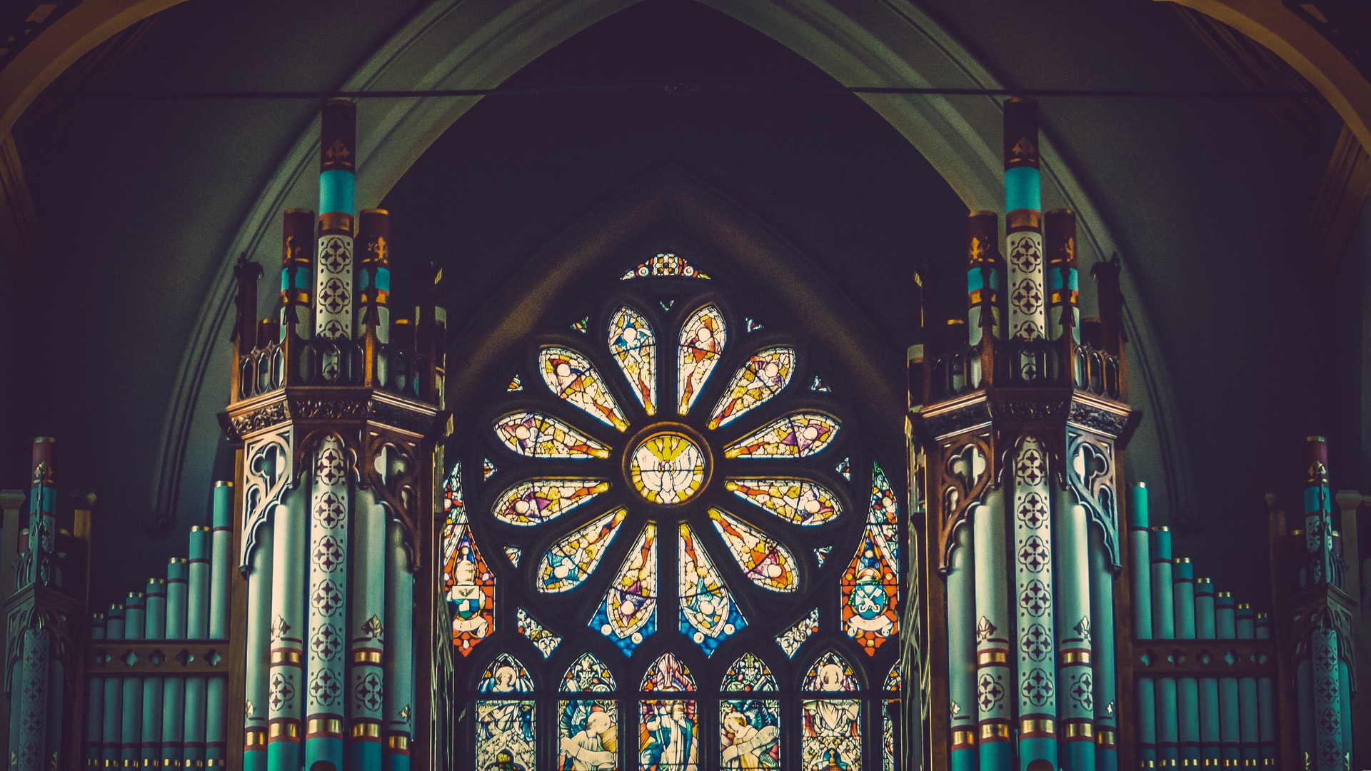 Stained glass window