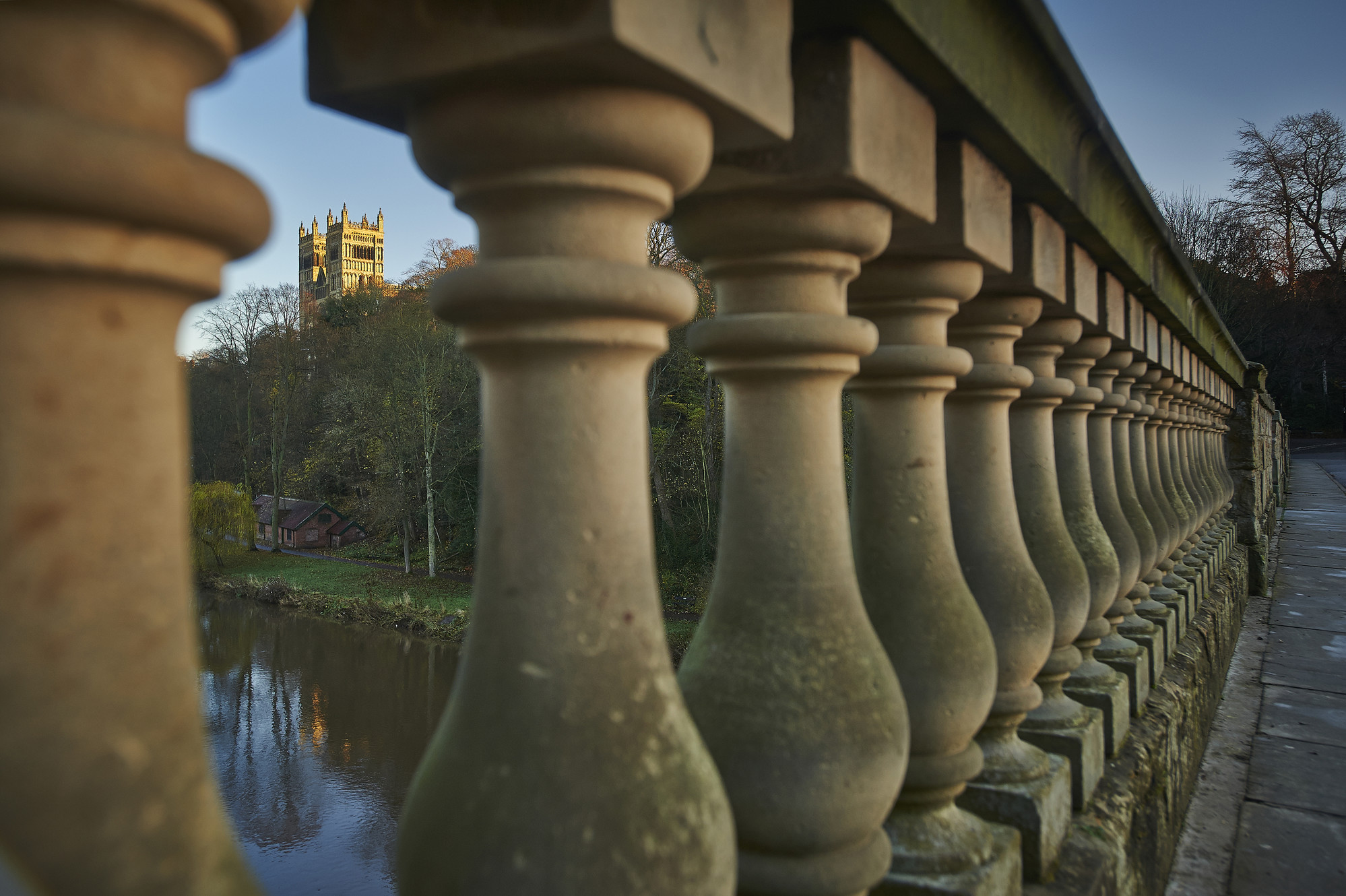 Prebends bridge with Cathedral in background