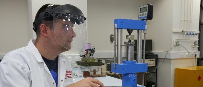 Technician working in a lab