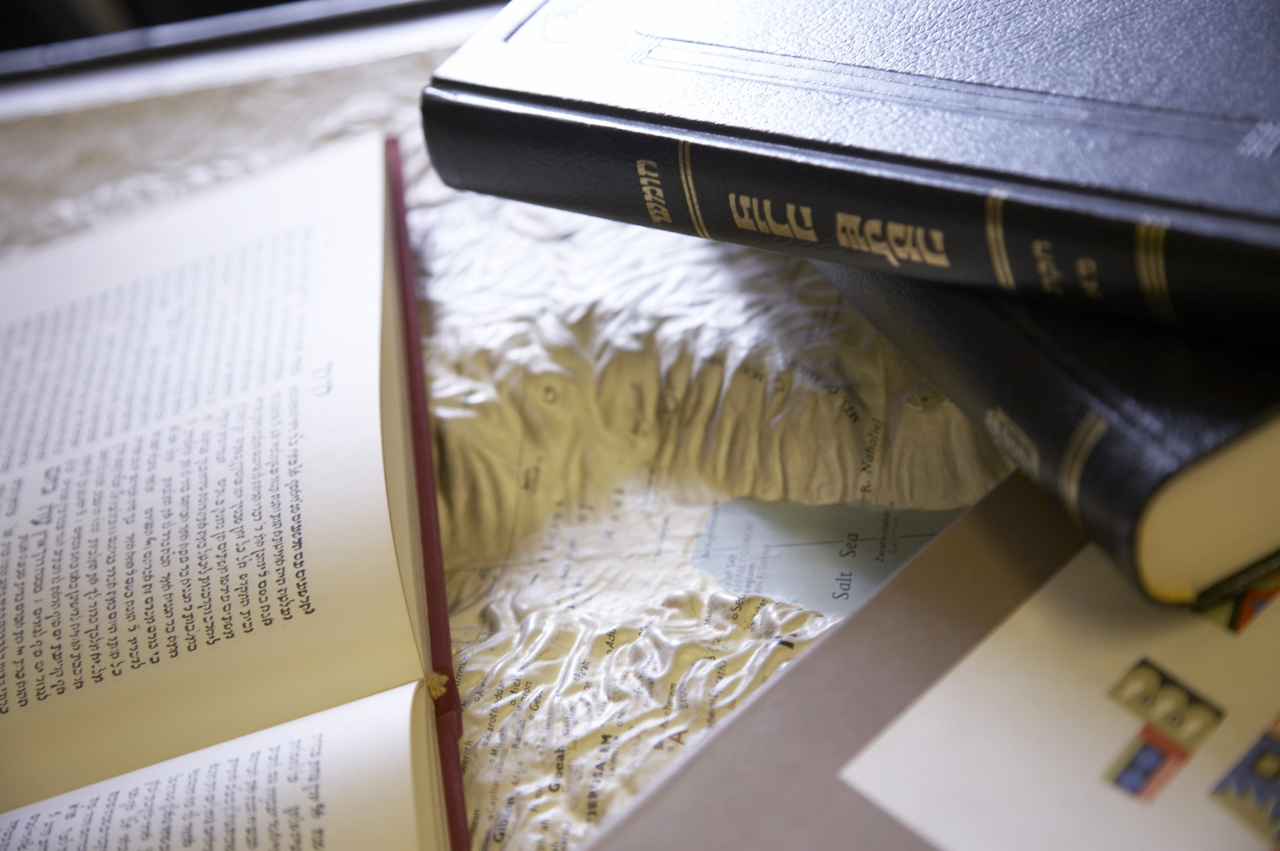 Pile of books from the Department of Theology and Religion