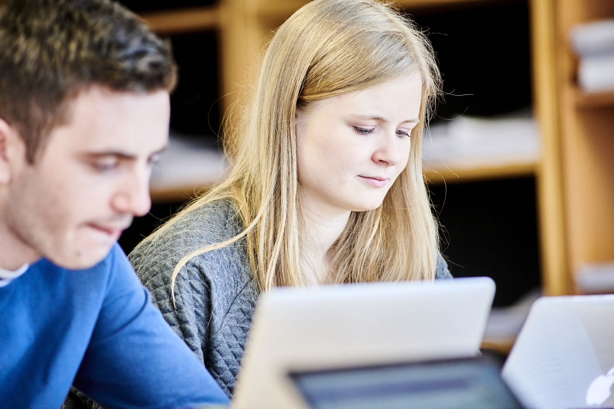 Students on laptops