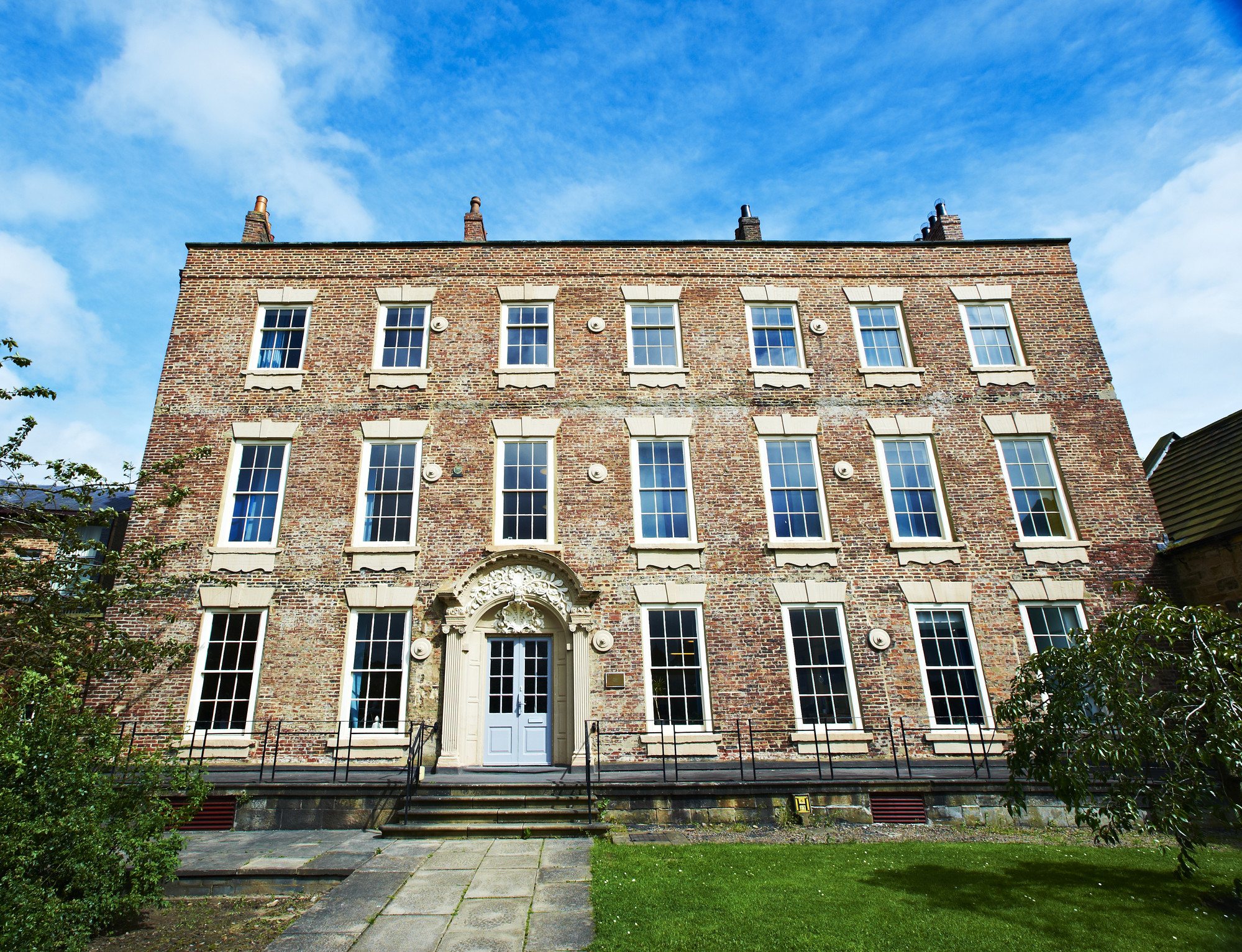 External shot of Institute of Advanced study at Cosins Hall