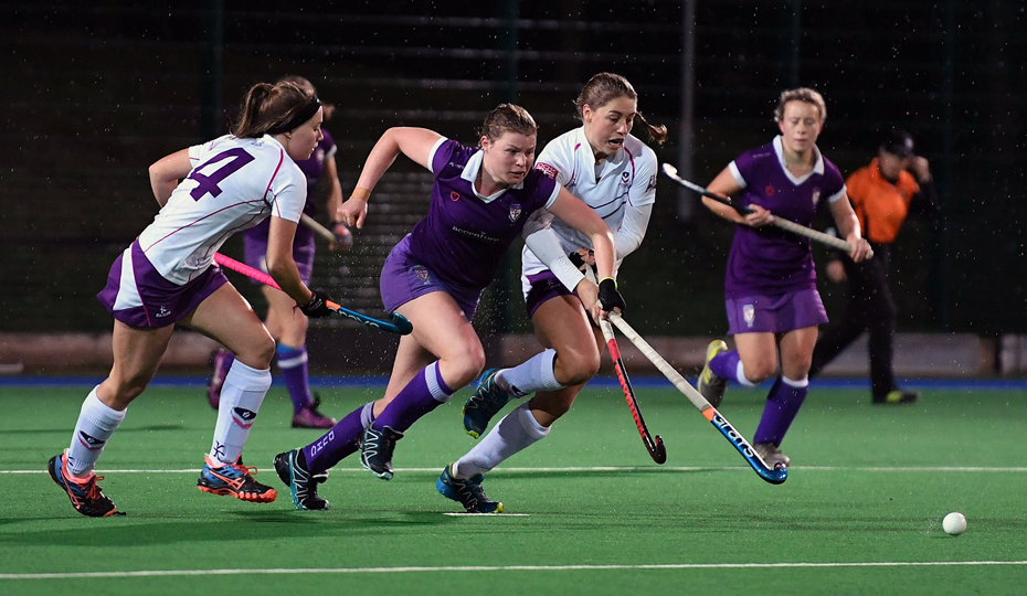 Tess Howard Playing in a Durham University Hockey Club shirt